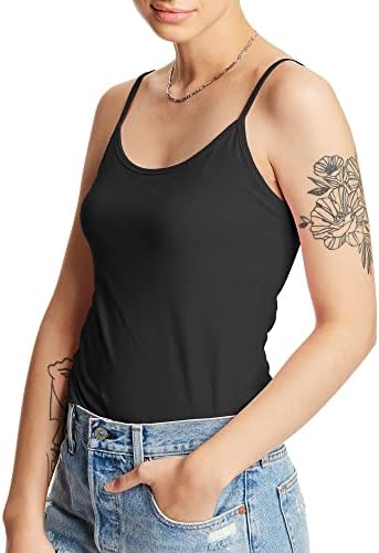 Hanes Cotton Cami with Shelf Bra