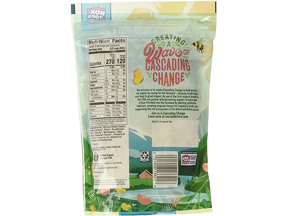1PK Cascadian Farm Organic Oats And Honey Granola