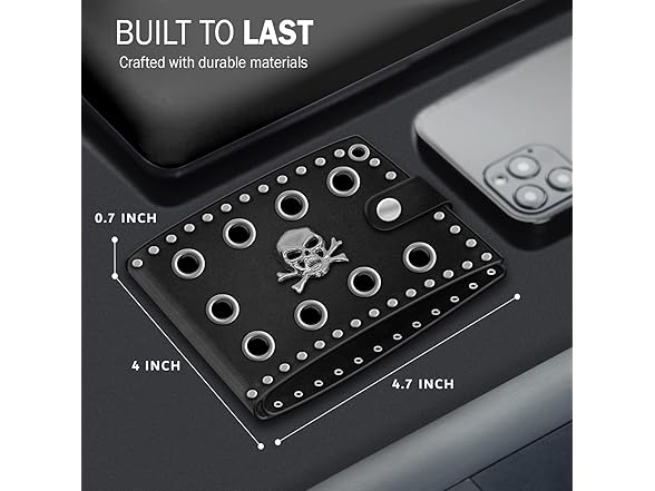 Girinme Skull Gothic Chain Wallet