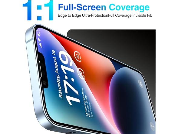 EZ-GLAZ 4 Pack Screen Protector for iPhone 14 6.1"