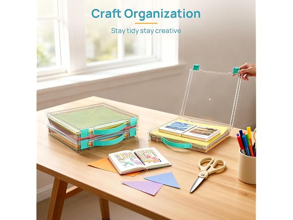 Vtopmart 3 Pack Board Game Storage Containers