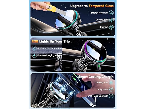 15W Magsafe Car Mount Charger - Gallery 5