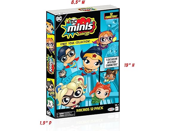DC Comics DC Minis, Micros 12 Pack