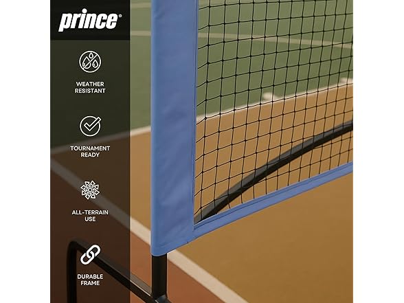 Prince Full Court Pickleball Net + Wheels