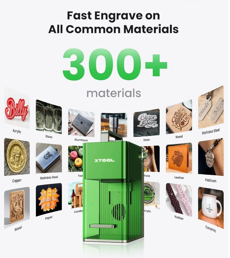 xTool RP5010200 xTool F1 Laser Engraver Dark Green - Gallery 4