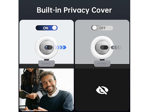 GUSGU 2K QHD Webcam