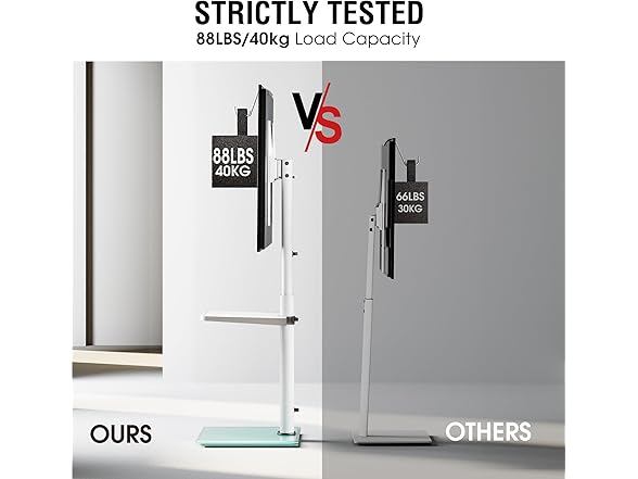 AOKCOS Floor TV Stand | 32-65"