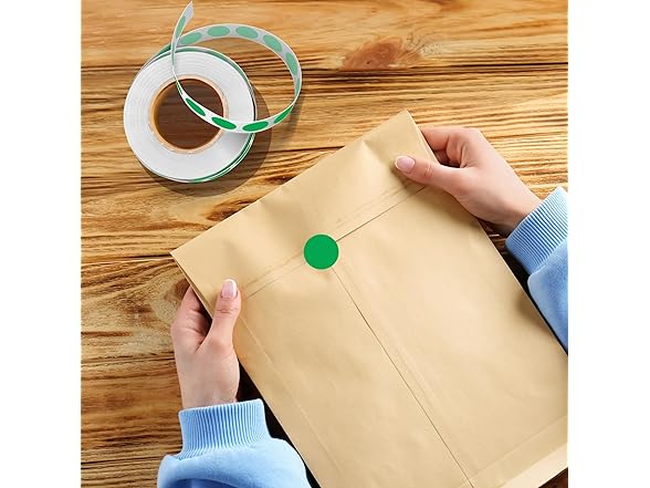 WANSTE 0.75" Sticky Tags Green 10000pc