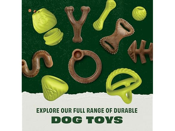 Benebone Natural Rubber Ball, 2-Pack