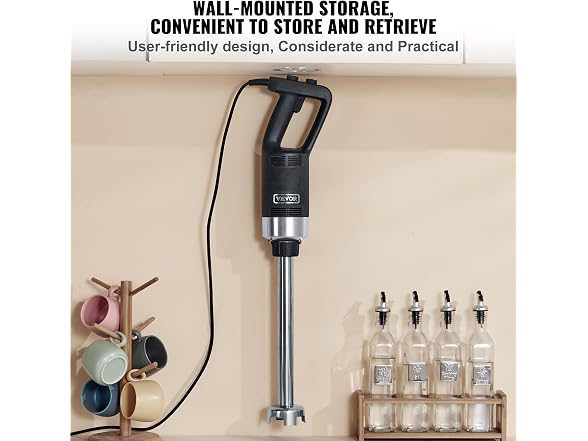 Commercial Immersion Blender, 750W 16" Heavy