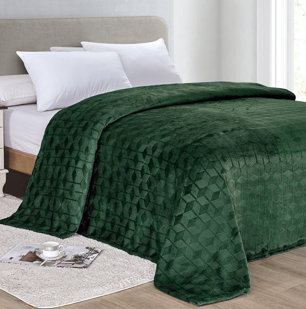 Luxury Home Armani Embossed Microplush Blanket - Gallery 11