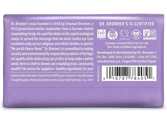 Dr. Bronner's Lavender Soap 5oz