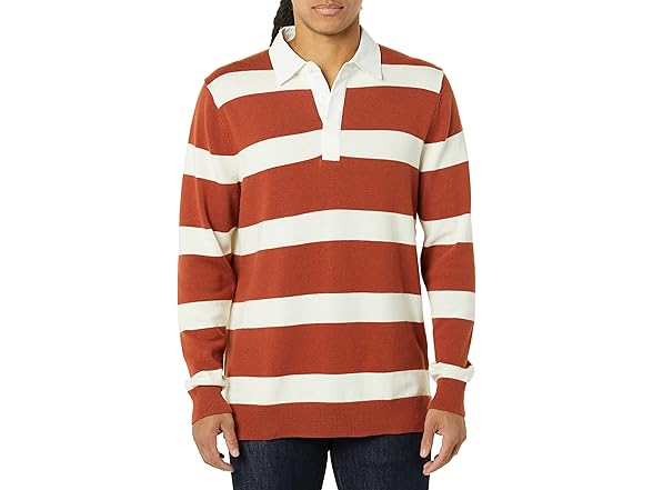 Amazon Essentials Mens Rugby Sweater