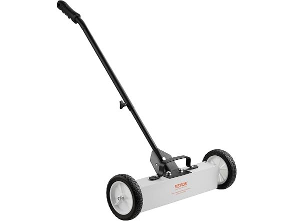 45Lbs Rolling Magnetic Sweeper with Wheels