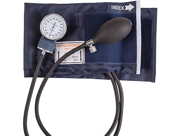 Mabis Aneroid Blood Pressure Monitor Blue