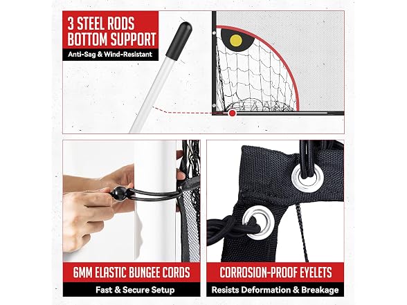 ZEALFEEL Soccer Target Net