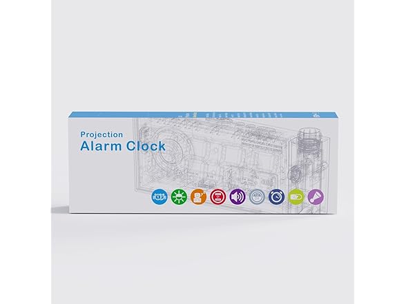 Digital Large LED Display Projection Alarm Clock