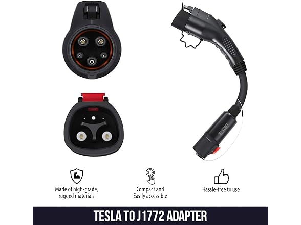 Lectron TeslaJ1772BlkUSAR Adapter Refurbished