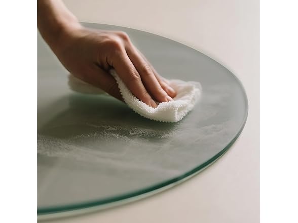 ZENOMIRRIS Tempered Glass Desk Mat