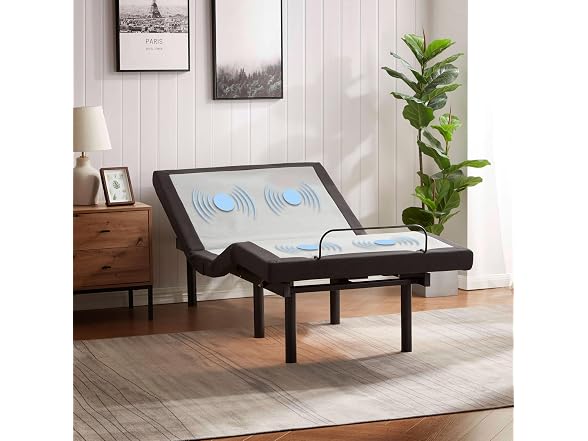 Nestl Adjustable Bed Frame Adjustable Massage Twin XL