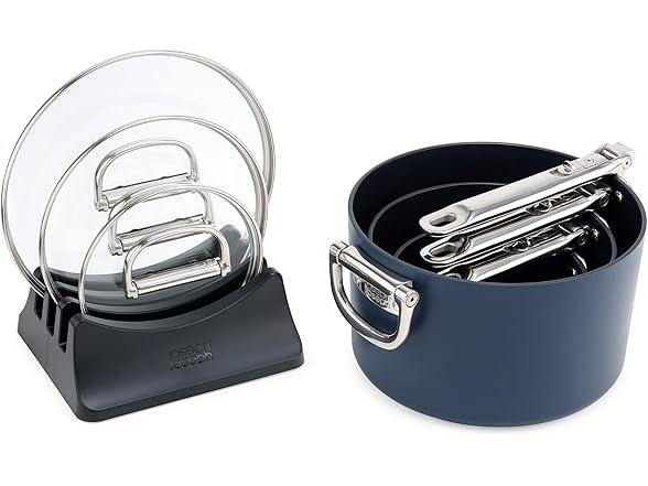 Joseph Space 6-Piece Nonstick Sauce Pan Set 