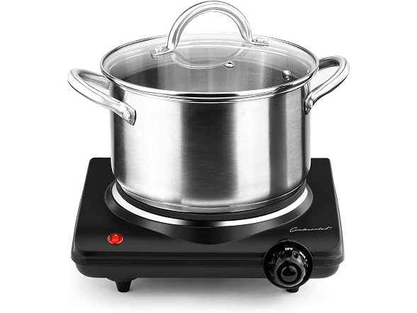 Continental Electric Concealed Single Burner 1100 Watt 