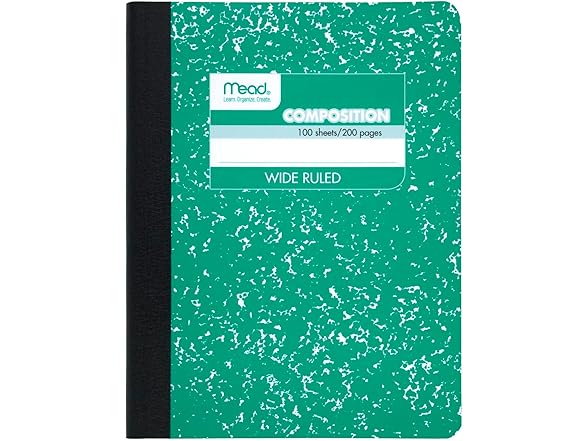 Mead Wide Ruled Composition Notebook
