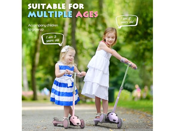 MOUNTALK Adjustable Kids Scooter Ages 1-12