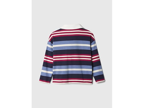 GAP Boys Long Sleeve Rugby Polo