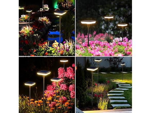 Waterproof Solar Pathway Lights 4 Pack