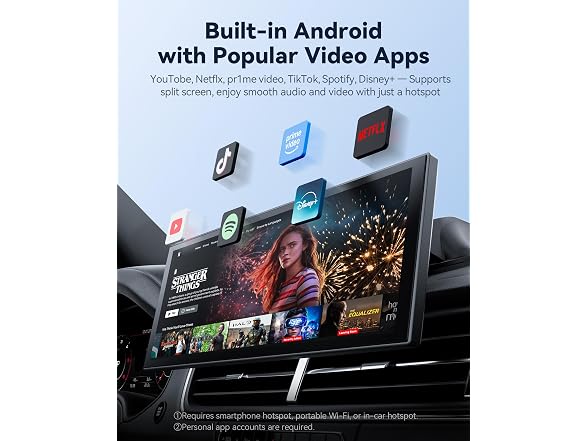 Krunia 10.26" Wireless Carplay Screen
