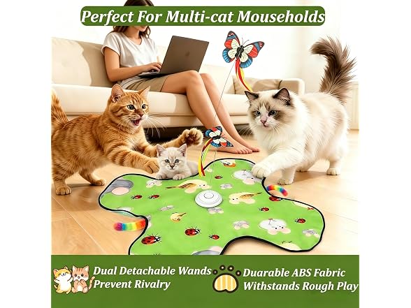 VEHICAR 3-in-1 Interactive Cat Toy
