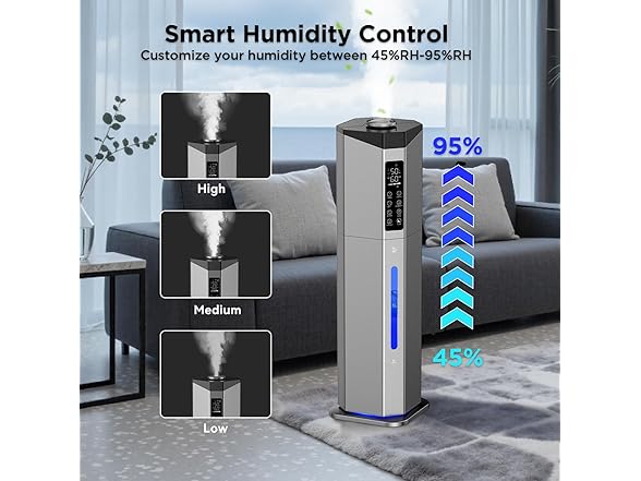GloryAir 2.38Gal/9L humidifier