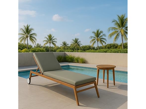 Maui Upholstered Patio Lounger