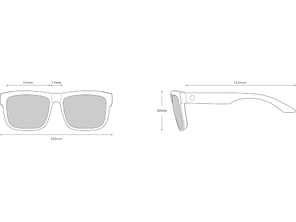 Spy Optic Discord, Square Sunglasses, Co