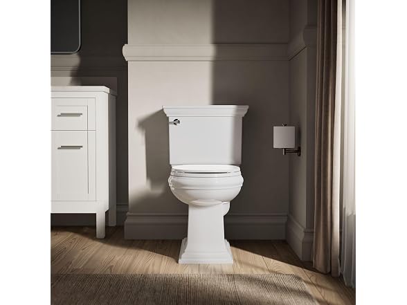 KOHLER K-4775-0 Brevia Round Toilet Seat with Quic