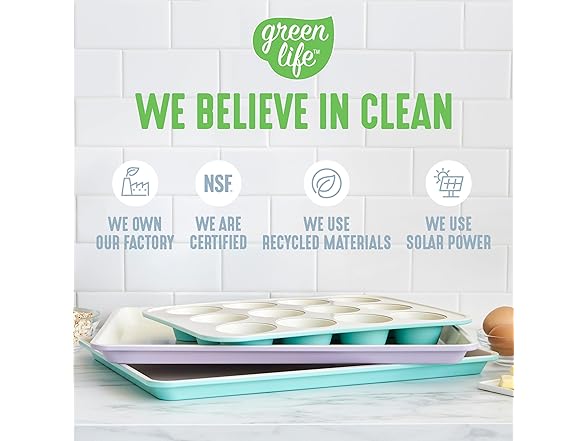 GreenLife Bakeware 18” x 13” Half Cookie Sheet 