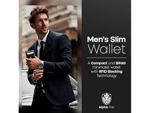 Slim Wallet RFID 12 Cards Holder