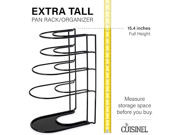 Cuisinel 5-Tier Pots & Pans Organizer XL