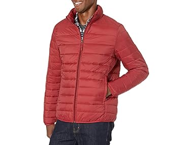 $14.99, Was $39.90, 62% Off! Amazon Essentials Mens Packable Puffer Jacket dealfomo