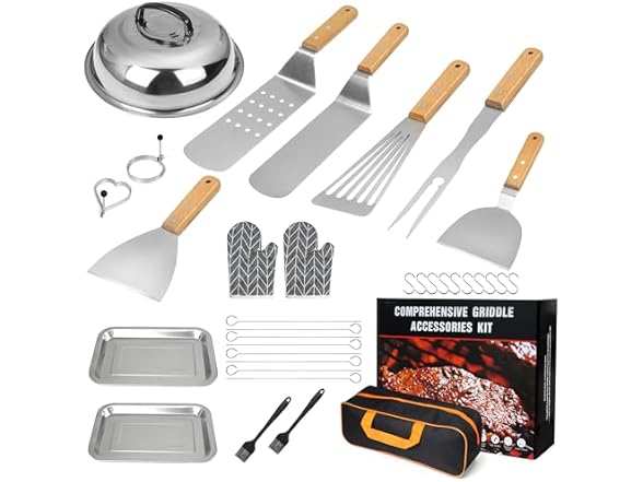 34PCS Griddle Accessories Kit for Blackstone