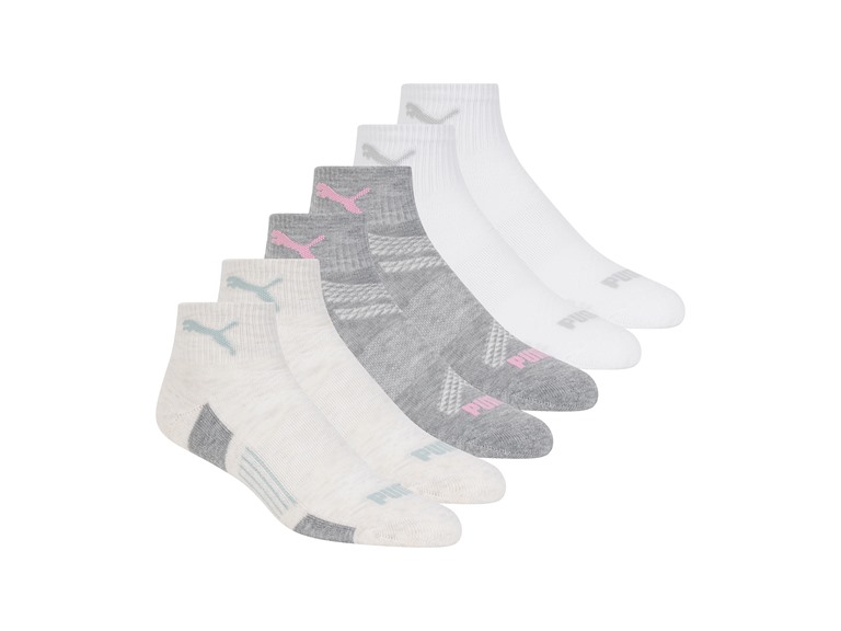 PUMA P601592 9-11 PUMA Women's 12-Pairs Quarter Crew