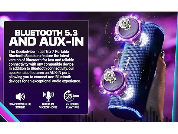 Decibelvibe 30W Bluetooth Speaker