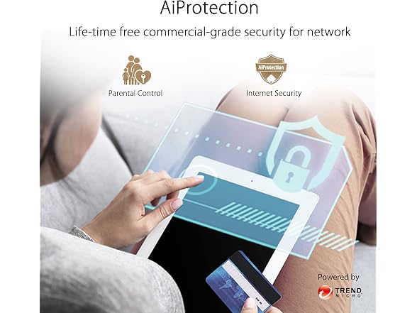 ASUS ZenWiFi Whole-Home Dual-Band Mesh WiFi 6 System XD6 White - 2 Pack