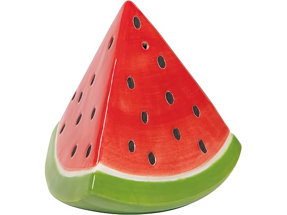 Jubilee Melon Pop Stoneware Salt and Pepper Shakers