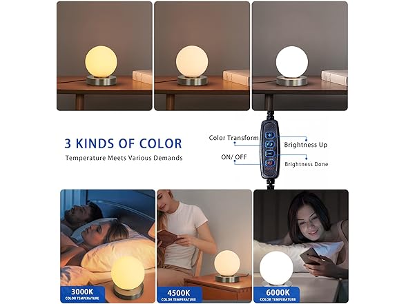 Jomshine Dimmable LED Table Lamp