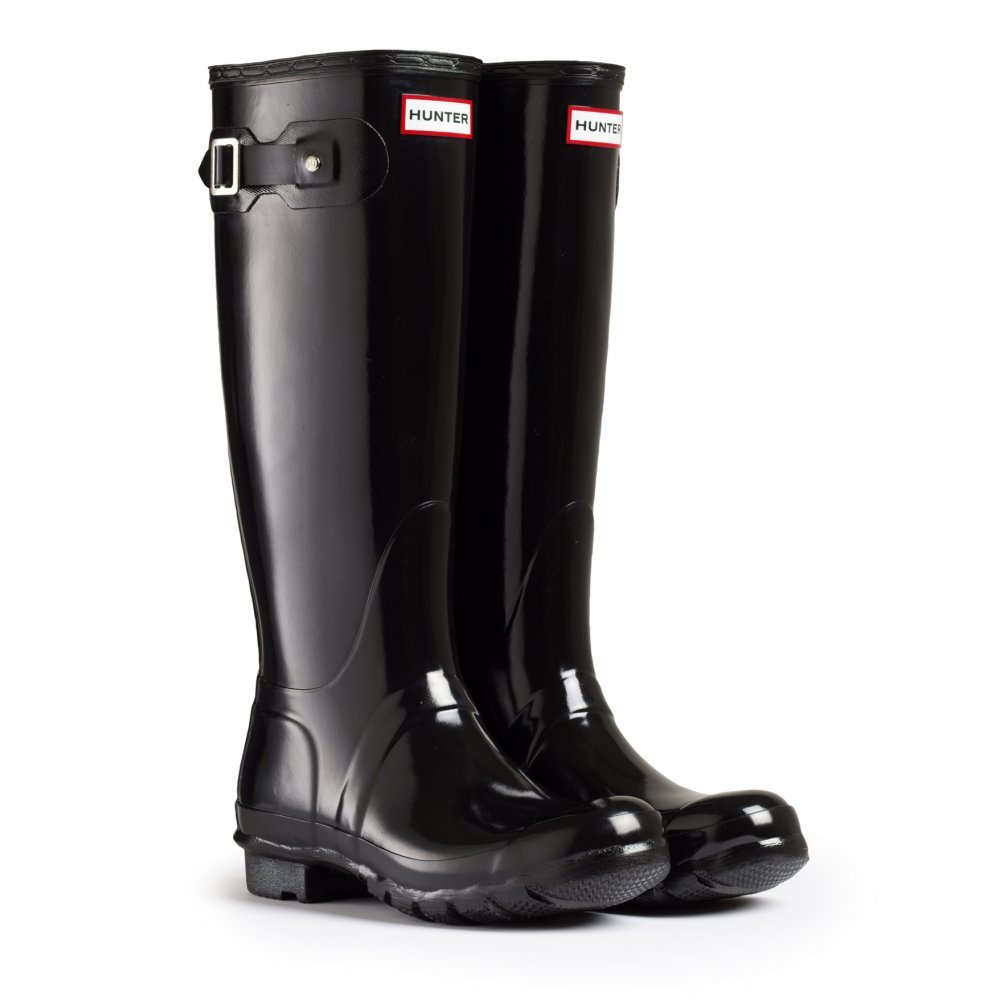 Hunter Original Tall Gloss Women's Boots - Gallery 9