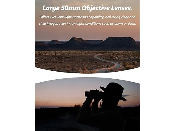 MAGNIDOG 10x50 Binoculars w/ HD Optics