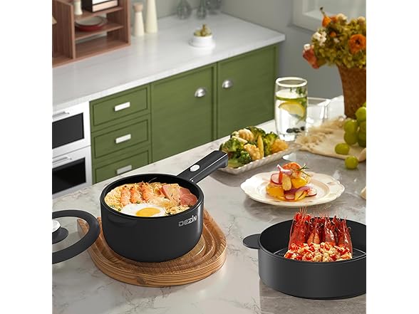Black Electric Hot Pot