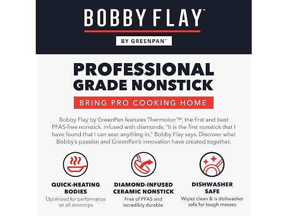 GreenPan x Bobby Flay 18" x 11" Nonstick Griddle